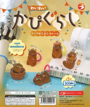 Waiwai Capyguarashi Clear Meijirushi Charm