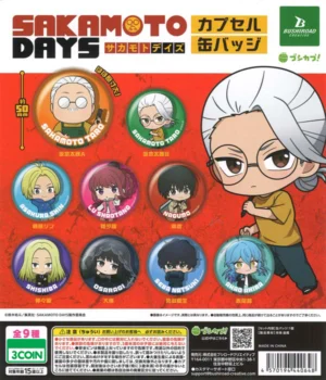 SAKAMOTO DAYS Capsule Tin Badge