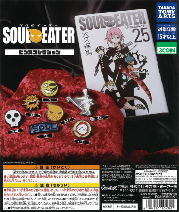 Soul Eater Pins Collection